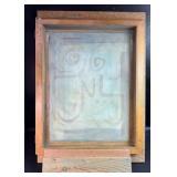 Serigraph or Silk Screening Frame