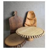 Rustic Wood kitchen and Home Decor Pieces Cake