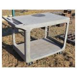 Large Plastic Rolling Cart