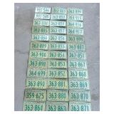 36 OKLAHOMA LICENSE PLATES 1975 A COUPLE OF COMï¿½L