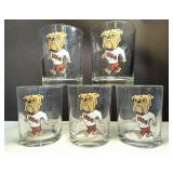 Gulf Oil MSU Mississippi State Bulldogs Barware