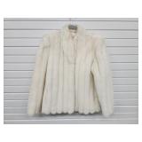 Vtg Faux Fur Coat