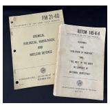 Vintage US Army Field Manuals 1968 Chemical