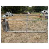 NEW 10 FT. GALVANIZED METAL GATE CATTLE/FENCE