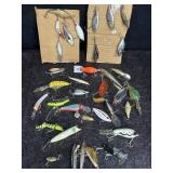 FISHING LURES TACKLE SOME VINTAGE OVER 35