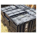 Pallet of Collapsible Crates / Flats