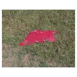 Yard Art Arkansas Razorback