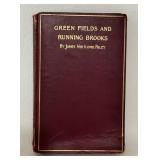 Antique 1895 Green Fields and Running Brooks