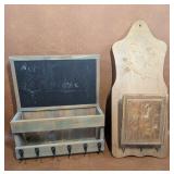 Vintage Wood Letter Holder+