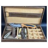 Small Wood Box w/ Knife Projects 11ï¿½ï¿½x6ï¿½ï¿½ï¿½x2ï¿½ï¿½