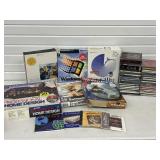 Vintage Computer Software + Music CDs Mostly