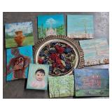 Surreal Heart, Landscape & Multi-Media Original