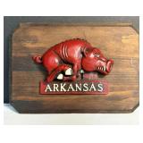 1974 Razorbacks Plaque Vintage Arkansas Logo