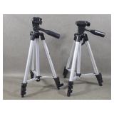 Two Camera Tripods- Tasco & Vivitar