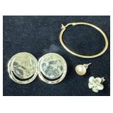 Lot of .925 Single Earrings w/ 1 Pair of Earrings