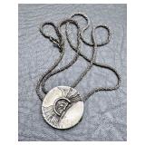 Sterling Sun Pendent on Italian Sterling Chain