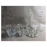 Glass candlesticks Candle Holders Tea Light &