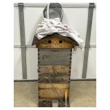 AUTO FLOW BEE HIVE W/ TOOLS, BOTTLES & BEE KEEPER