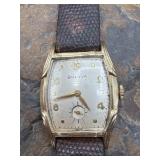 Bulova Watch Co Swiss 17 Jewels Watch Works!