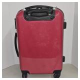 CARRY ON HARD BACK SUITCASE.22" X 8" X 13"