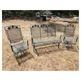 Wrought Iron Glider & Rockers Patio Furniture