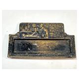 Antique Hot Springs Bathes the World Name Plate /