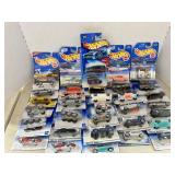 30+ NOS Hot Wheels Die Cast Collectible Cars