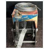 NOS GEARED WINCH 2000LB. CAPACITY BY CENTRAL