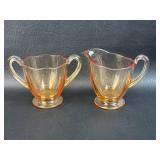 Pair of Small Creamer & Sugar