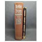 Berlin Diary by WIlliam L. Shirer 1941 HC ,