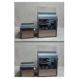 NOS Candle Lanterns with Silvered Glass