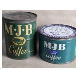Vintage MJB Regular Grind Coffee Tins