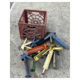 MILK CRATE FULL CAULKING GUNS