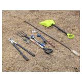 Gardening Tools- Rock Bar, Potato Fork ++