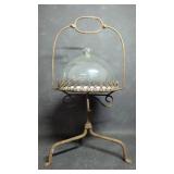 Vintage-Style Glass Cloche (or bell jar) On A