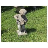 Concrete Yard Art Little Boy