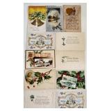 11 Antique Christmas Postcards Early 1900ï¿½s