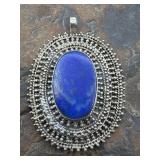 Afghan Silver? Asian Nomadic Jewelry Lapis