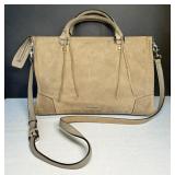 Rebecca Minkoff Nubuck Satchel Bag w Detachable