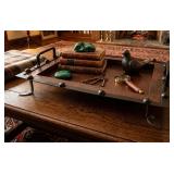 Large Rustic Decorative Metal Tray (Tray only)