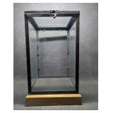 Rustic Wood & Glass Display Box , Distressed