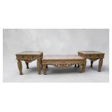 Three Piece Living Room Table Set