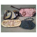 Vntg Iridescent Beaded Evening Purses