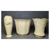 All Lenox China Ivy Cachepot 4 1/4" Embossed w/