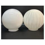 2 White Light Globes No Shipping