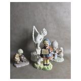 vintage figural flower frog & Other Figurines