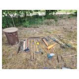 Lawn & Garden Tools Shovels Axe Rake Trash Can
