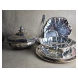 Sheffield Victorian Style Chafing Casserole Dish