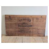 Stenciled Eureka Seed Separator Box Panel