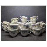 24 Pc Churchill Hotelware Buckingham Sumatra Cups